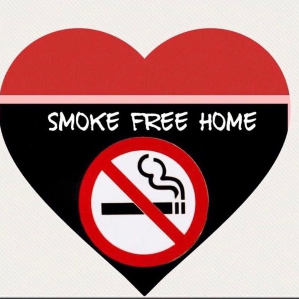 We are a non-smoking home.